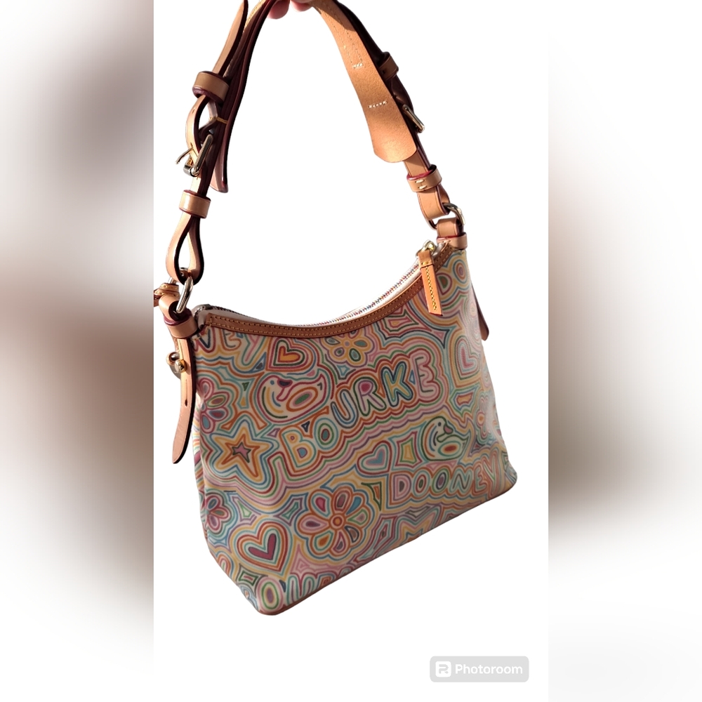 DOONEY & BOURKE LUCY PURSE RAINBOW SWIRLS